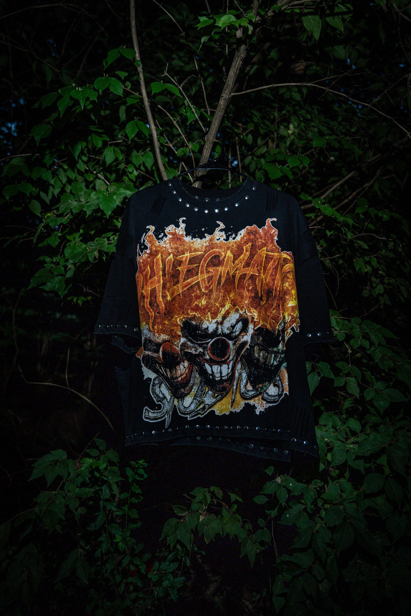 “BURN THE MASK” BLACK TEE